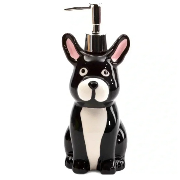 Isaac Jacobs Other - Pug Dog Soap Pump Bottle Black By Isaac Jacobs New In Box Dog Lover Quirky Fun